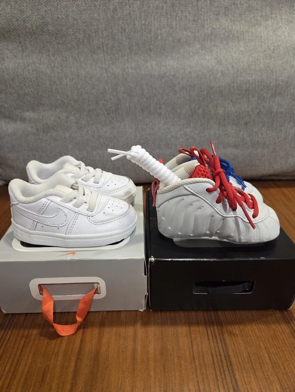 Lot of 2 Nike Infant/Toddler Sneakers Size 3C Nike Lil'Posite One & Nike Force 1